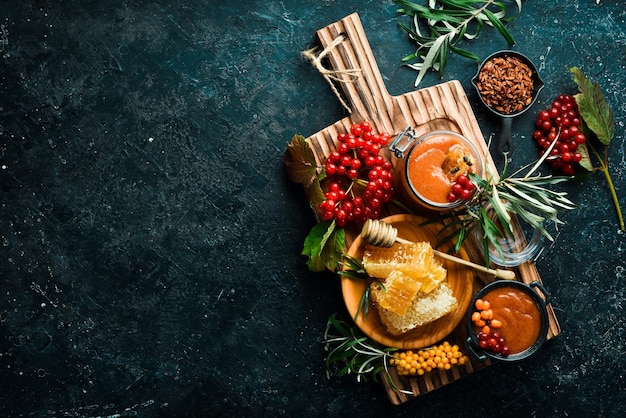 Stolik z sezonowymi składnikami